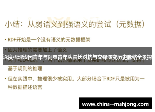 深度梳理埃因青年与阿贾青年队漫长对抗与交锋演变历史脉络全景探